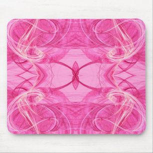 Alfombrilla De Ratón Mousepad rosado fractal