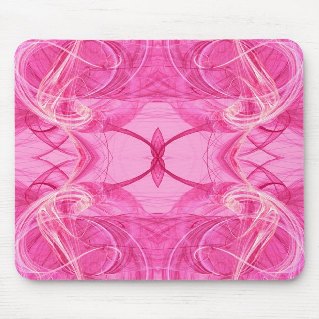 Alfombrilla De Ratón Mousepad rosado fractal (Frente)