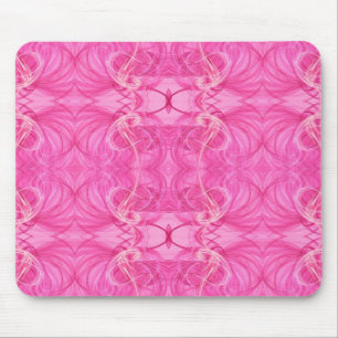 Alfombrilla De Ratón Mousepad rosado fractal