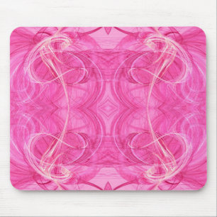 Alfombrilla De Ratón Mousepad rosado fractal
