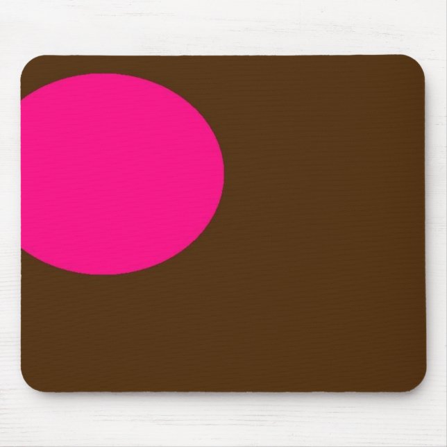 Alfombrilla De Ratón mousepad rosado y marrón (Frente)