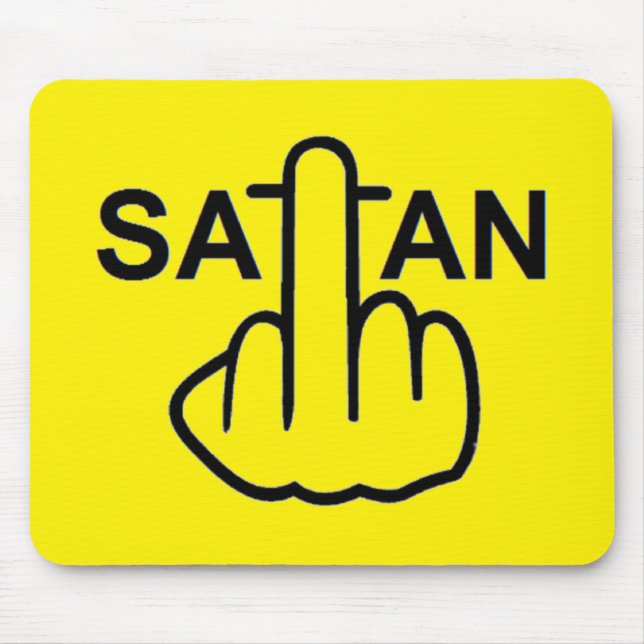 Alfombrilla De Ratón Mousepad Satan Flip (Frente)