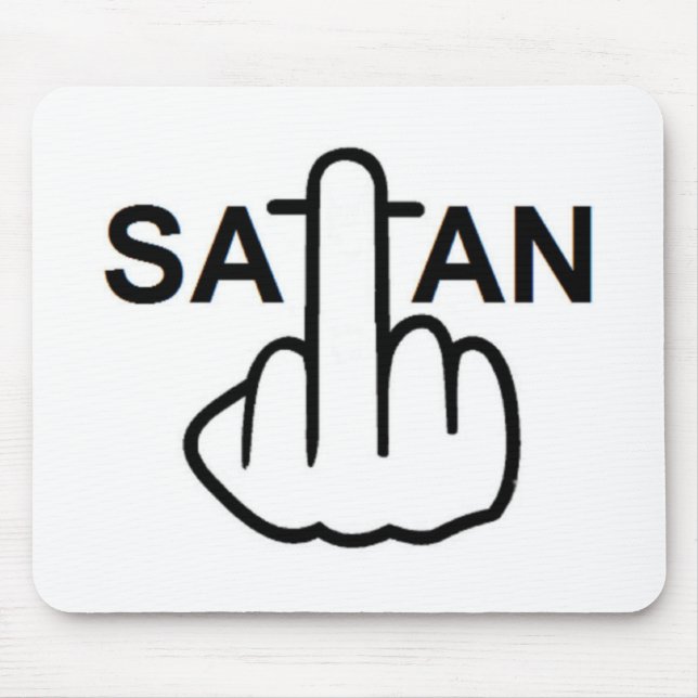 Alfombrilla De Ratón Mousepad Satan Flip (Frente)