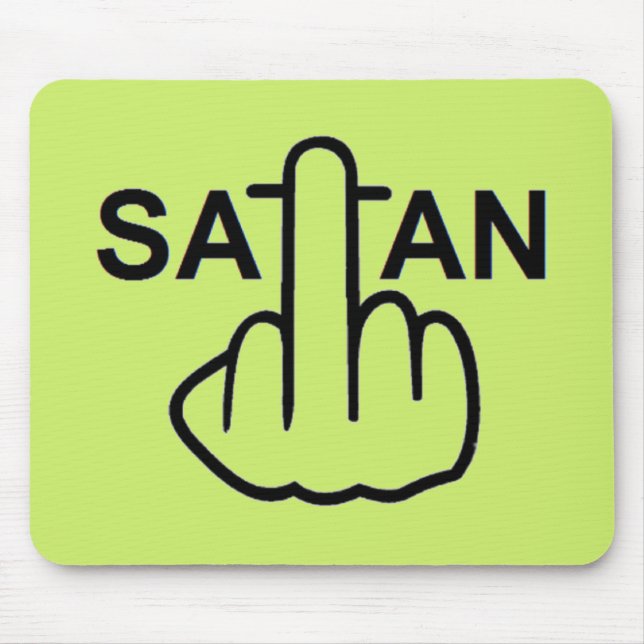 Alfombrilla De Ratón Mousepad Satan Flip (Frente)