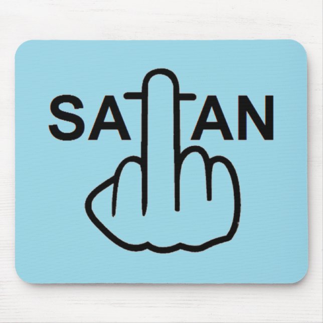 Alfombrilla De Ratón Mousepad Satan Flip (Frente)