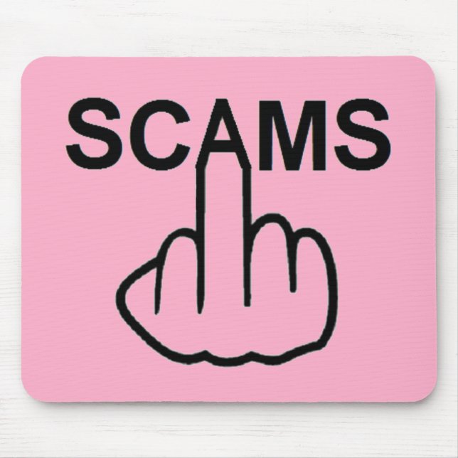 Alfombrilla De Ratón Mousepad Scams Flip (Frente)