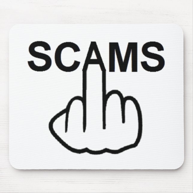 Alfombrilla De Ratón Mousepad Scams Flip (Frente)