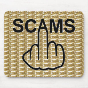 Alfombrilla De Ratón Mousepad Scams Flip