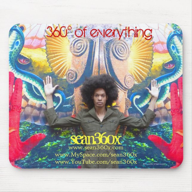 Alfombrilla De Ratón MousePAD sean360x 360° Todo-Que ve (Frente)