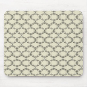 Alfombrilla De Ratón Mousepad simplemente atractivo, negro y marfil