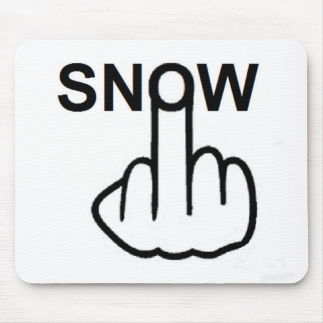 Alfombrilla De Ratón Mousepad Snow Flip (Frente)