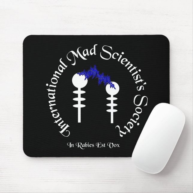 Alfombrilla De Ratón Mousepad, Sociedad de Científicos Locos (Con ratón)