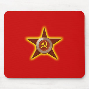 Alfombrilla De Ratón Mousepad soviético de la estrella