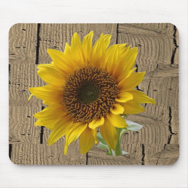 Alfombrilla De Ratón Mousepad Sunflower (Frente)