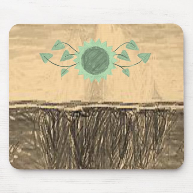 Alfombrilla De Ratón Mousepad Sunflower (Frente)