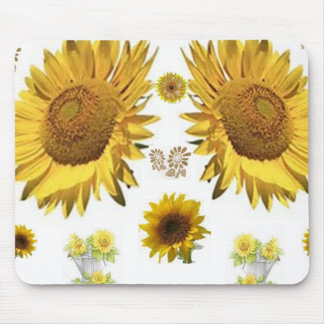 Alfombrilla De Ratón Mousepad Sunflower (Frente)