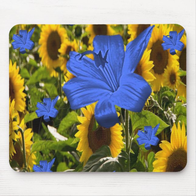 Alfombrilla De Ratón Mousepad Sunflower (Frente)