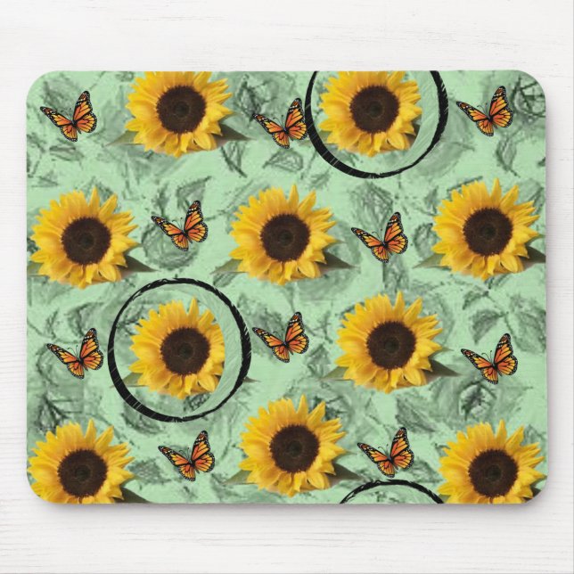 Alfombrilla De Ratón Mousepad Sunflower (Frente)