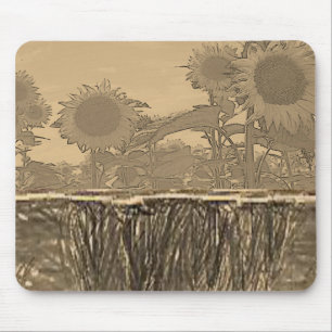 Alfombrilla De Ratón Mousepad Sunflower