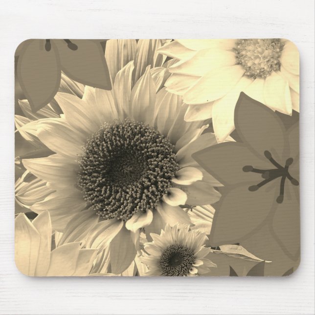 Alfombrilla De Ratón Mousepad Sunflower (Frente)