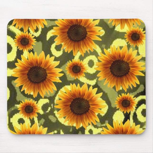 Alfombrilla De Ratón Mousepad Sunflower (Frente)