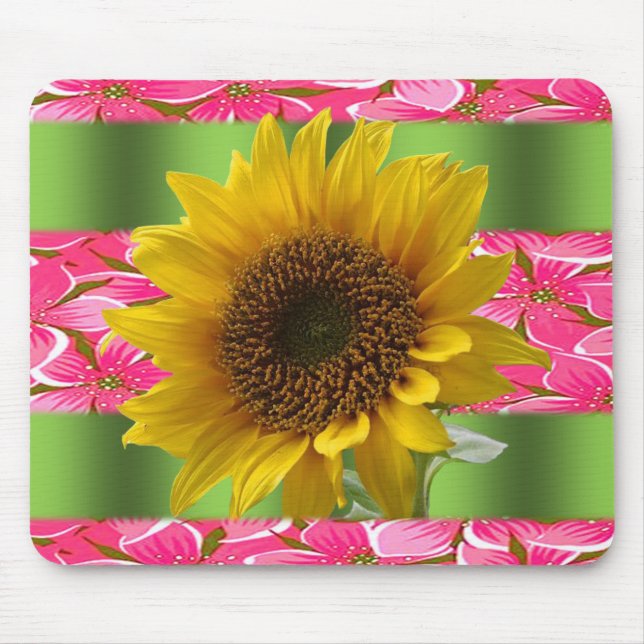 Alfombrilla De Ratón Mousepad Sunflower (Frente)