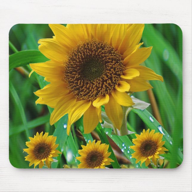 Alfombrilla De Ratón Mousepad Sunflower (Frente)