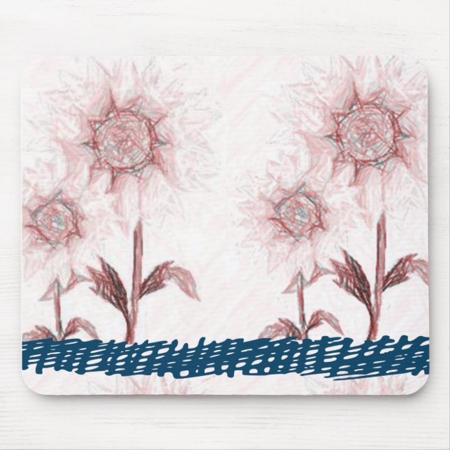 Alfombrilla De Ratón Mousepad Sunflower (Frente)