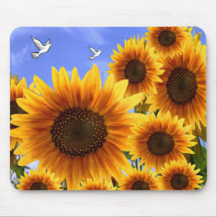 Alfombrilla De Ratón Mousepad Sunflower