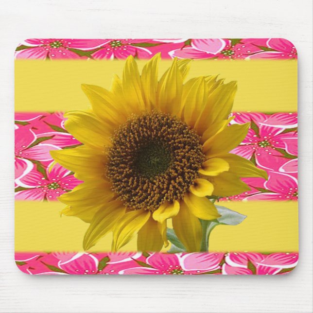 Alfombrilla De Ratón Mousepad Sunflower (Frente)