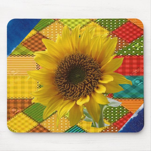Alfombrilla De Ratón Mousepad Sunflower (Frente)