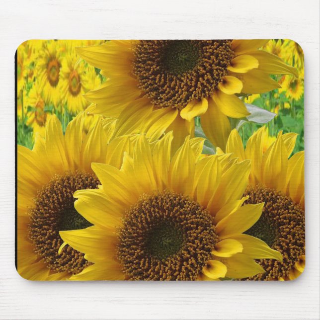 Alfombrilla De Ratón Mousepad Sunflower (Frente)