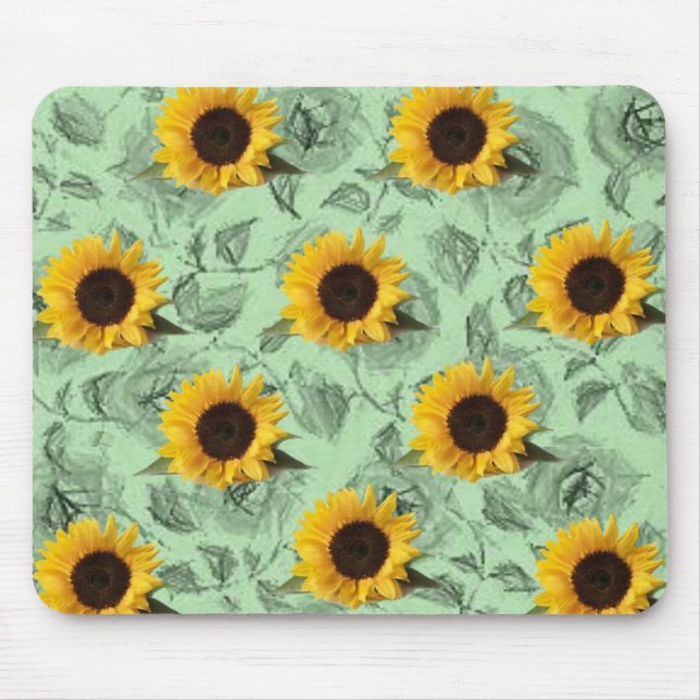 Alfombrilla De Ratón Mousepad Sunflower (Frente)