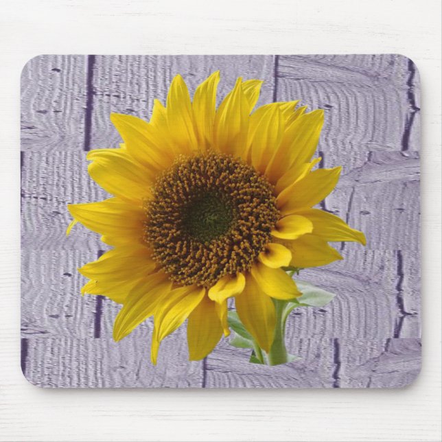 Alfombrilla De Ratón Mousepad Sunflower (Frente)