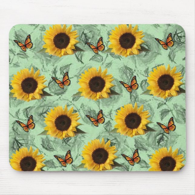 Alfombrilla De Ratón Mousepad Sunflower (Frente)