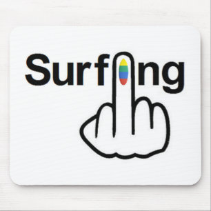 Alfombrilla De Ratón Mousepad Surfing Flip