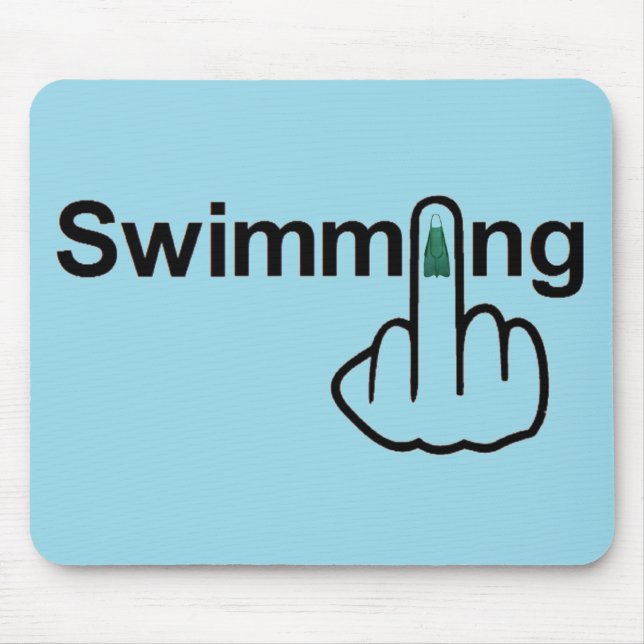 Alfombrilla De Ratón Mousepad Swimming Flip (Frente)