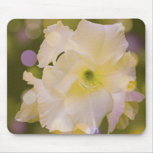 Alfombrilla De Ratón Mousepad Sword Lily Green Bokeh