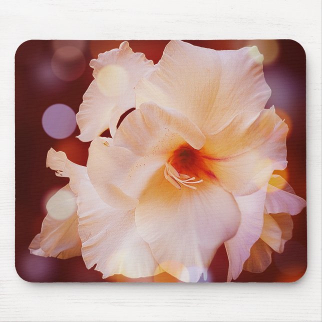 Alfombrilla De Ratón Mousepad Sword Lily Red Bokeh (Frente)