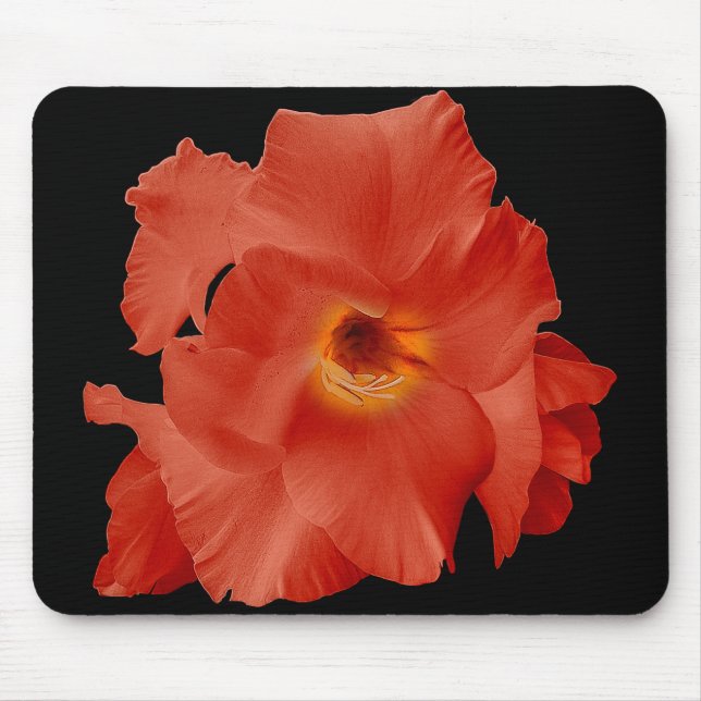 Alfombrilla De Ratón Mousepad Sword Lily Rojo Amarillo (Frente)