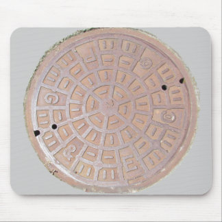 Alfombrilla De Ratón Mousepad - Tapa de la boca de inspección