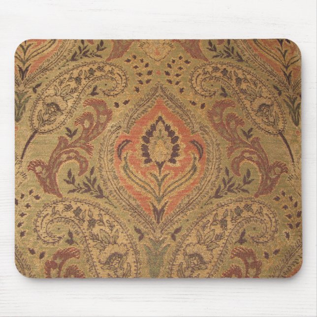 Alfombrilla De Ratón Mousepad--Tela anaranjada (Frente)