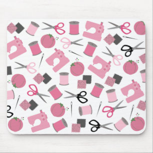 Alfombrilla De Ratón Mousepad temático de costura