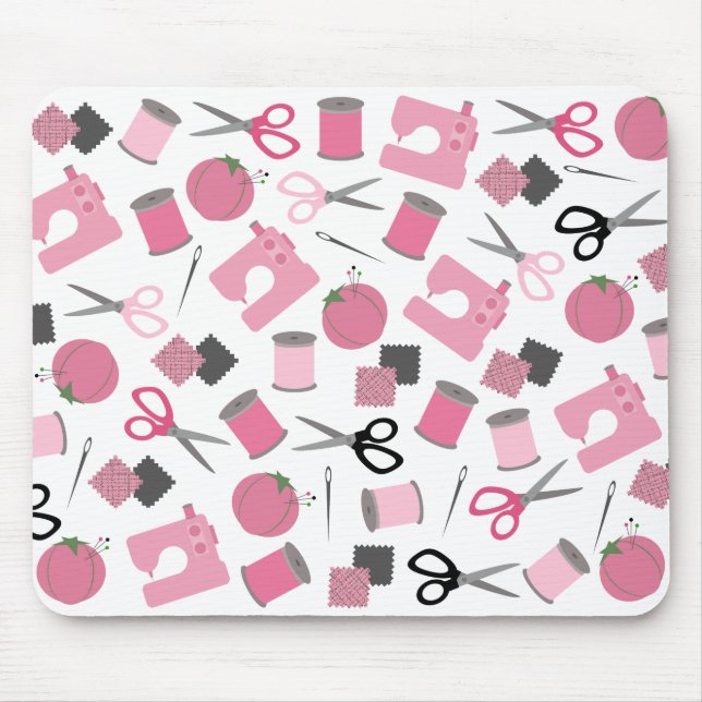 Alfombrilla De Ratón Mousepad temático de costura (Frente)