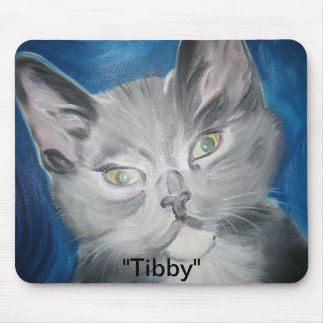 Alfombrilla De Ratón Mousepad "Tibby " (Frente)