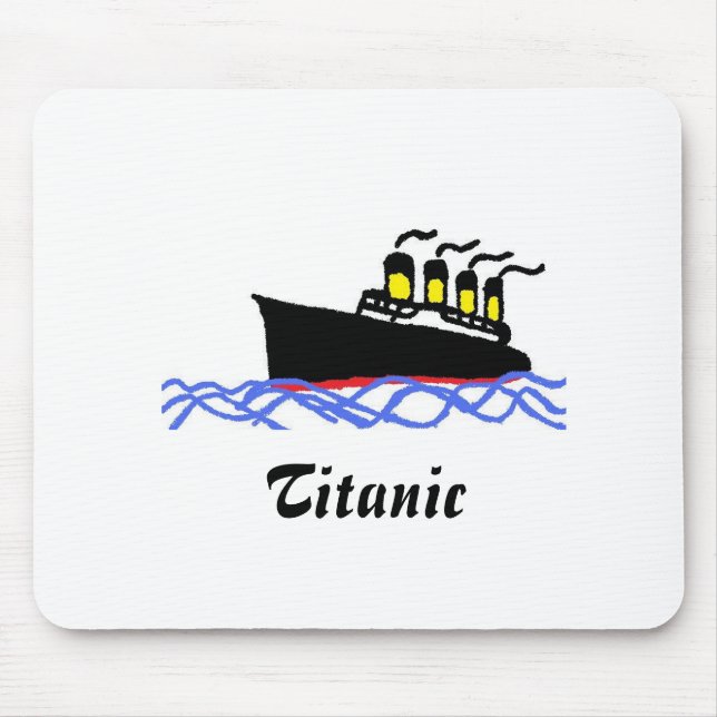 Alfombrilla De Ratón Mousepad titanico (Frente)