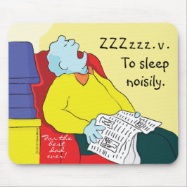 Alfombrilla De Ratón Mousepad "Toon/Dad-To-Sleep Ruisily"