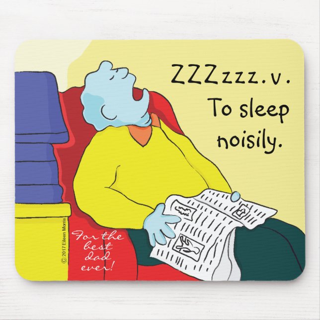 Alfombrilla De Ratón Mousepad "Toon/Dad-To-Sleep Ruisily" (Frente)