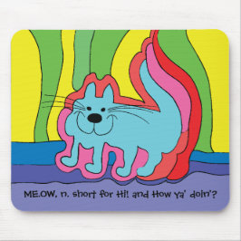 Alfombrilla De Ratón Mousepad "Toon/MEOW Hi"
