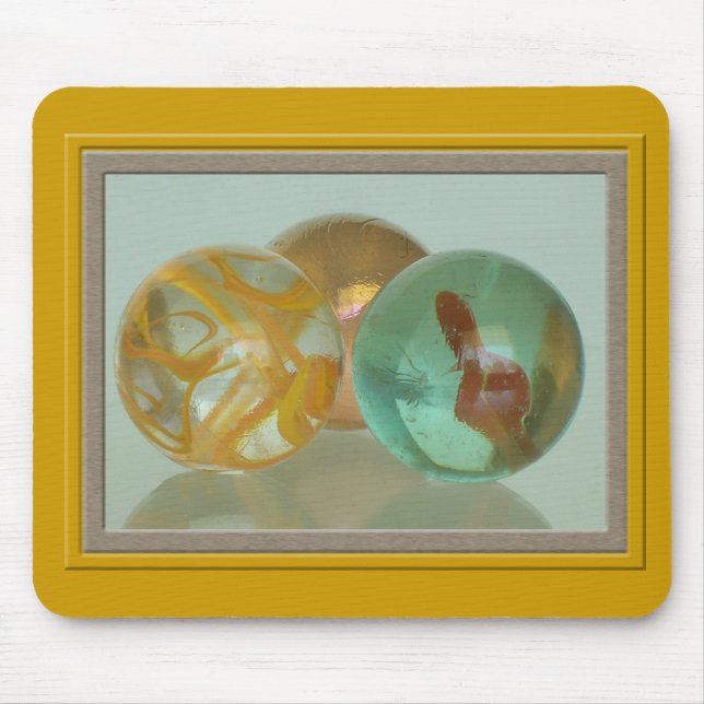 Alfombrilla De Ratón Mousepad - Tres canicas (Frente)